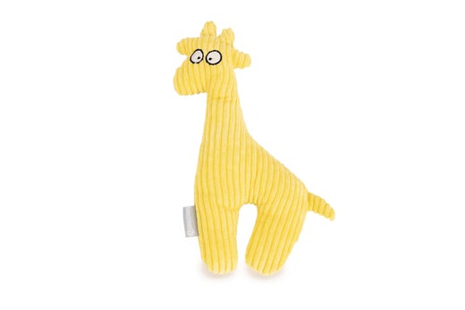 Beeztees RAFFO ribbikangas kirahvi 27cm, keltainen