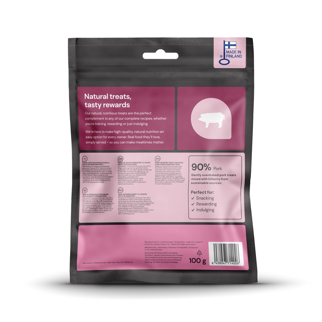Nutriment Pork-Bilberry Treat 100g